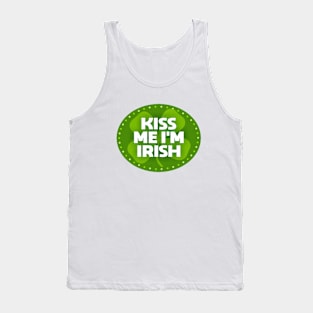 Kiss Me I'm Irish Tank Top